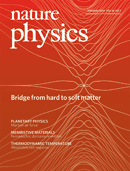 Front cover of Nature Physics January
                              2014